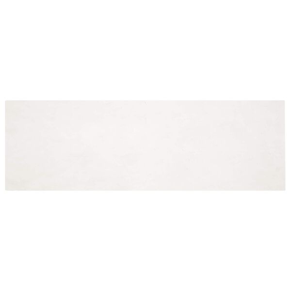 vidaXL Kunstpels Kanin Teppe Olite Krem 80 x 250 cm Polyester