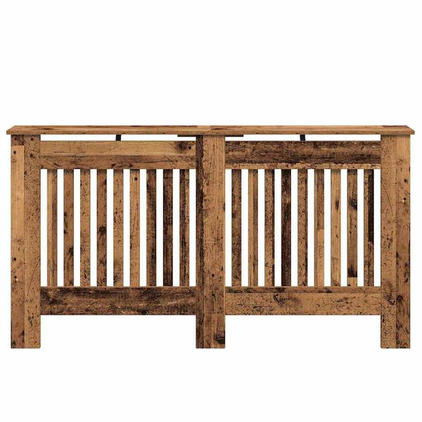 vidaXL Radiator Deksel Gamle tre 152 x 19 x 81,5 cm Konstruert tre