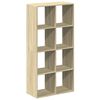 vidaXL Romdeler bokhylle sonoma eik 69,5x29x137,5 cm konstruert tre