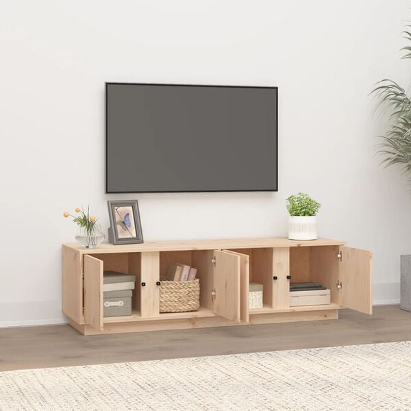 vidaXL TV-benk 140x40x40 cm heltre furu