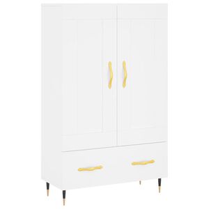 vidaXL Highboard hvit 69,5x31x115 cm konstruert tre