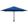 vidaXL Hageparasol Azurbl&aring; 248 x 248 x 148 cm Polyester og st&aring;l
