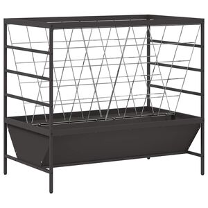 vidaXL Landsdyr f&ocirc;ringsapparat Svart 100 x 60 x 90 cm 15 kg