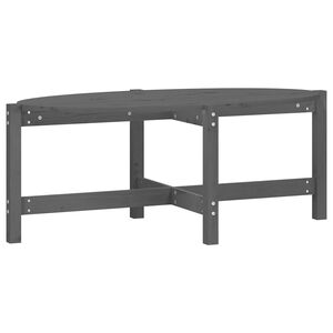 vidaXL Salongbord gr&aring; 118x63x45 cm heltre furu