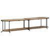 vidaXL TV-benk 200x42x40 cm grov heltre mango