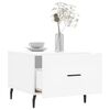 vidaXL Salongbord 2 stk hvit 50x50x40 cm konstruert tre