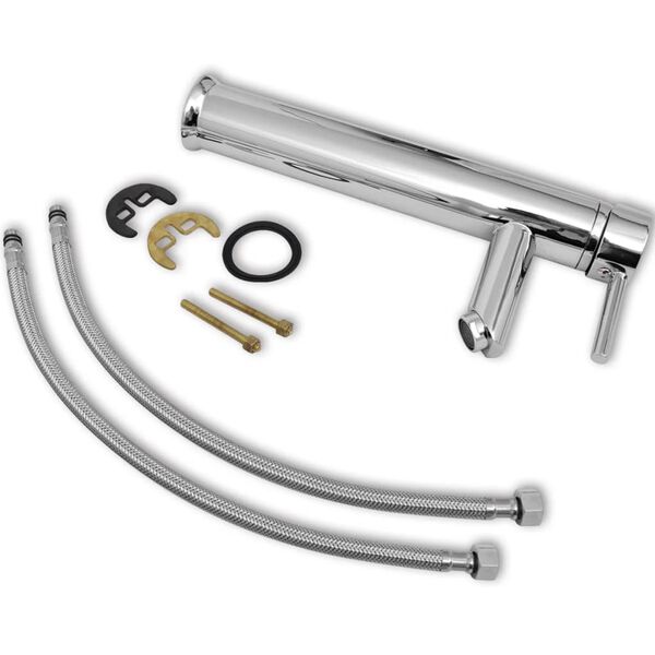 vidaXL Baderomskraner 2 stk krom