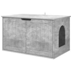 vidaXL Katt Hus Betong 85 x 55 x 50,5 cm Konstruert tre