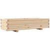 vidaXL Plantekasse 110x40x26,5 cm heltre furu