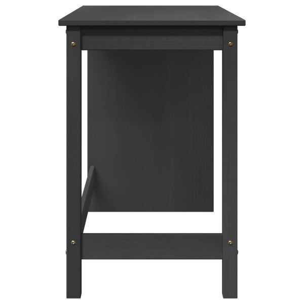 vidaXL Skrivebord Gr&aring; 112 x 50 x 75 cm Massiv furu