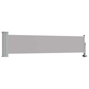 vidaXL Uttrekkbar sidemarkise 60x300 cm gr&aring;