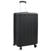vidaXL Koffert med l&aring;s Svart 50 x 30 x 76 cm ABS-plast