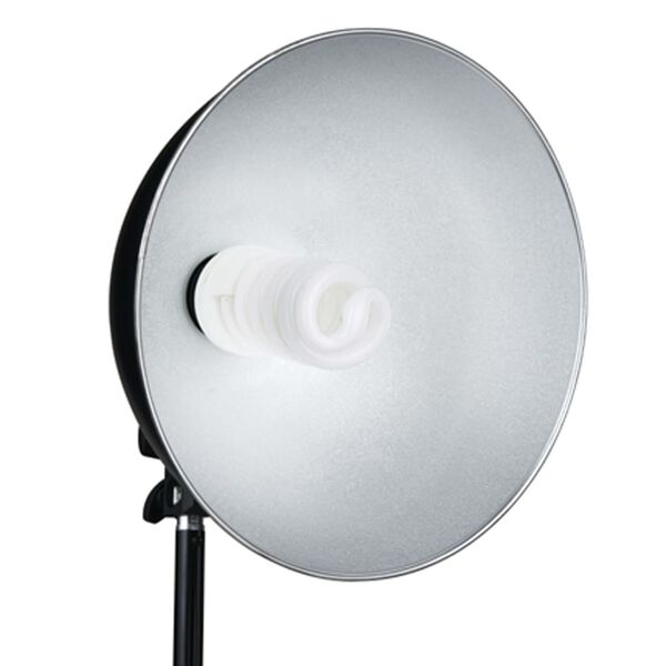 vidaXL Fotostudiosett med studiolys, bakgrunn og reflektor