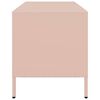 vidaXL TV-benk rosa 68x39x43,5 cm kaldvalset stål