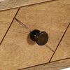 vidaXL Skrivebord med skuffer heltre mango 110x50x76 cm