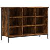 vidaXL Skoskap r&oslash;kt eik 100x35x70 cm konstruert tre