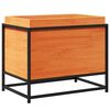 vidaXL Hageplantekasse voksbrun 60x40x50 cm heltre furu