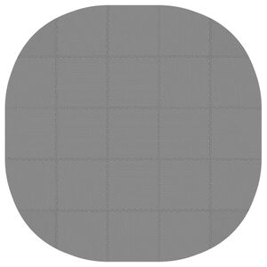 vidaXL Bassenggrunnmatte 25 stk. &Oslash; 292 cm Rund EVA Skum Gr&aring;
