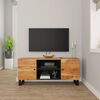 vidaXL TV-benk 105x33x46 cm heltre akasie