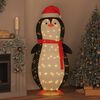 vidaXL Snø Pingvin Figur med 600 LED Varmhvit 78 x 88 x 180 cm stoff
