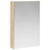 vidaXL Baderomsspeilskap Sonoma eik 40 x 10,5 x 60,5 cm Konstruert tre