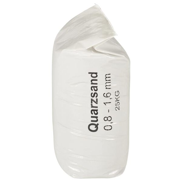 vidaXL Filtersand 25 kg 0,8 - 1,6 mm