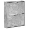 vidaXL Vegghengt skoskap HOORN 71 x 17 x 86 cm Konstruert tre