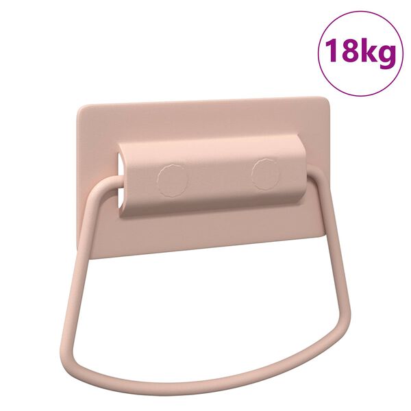 vidaXL Skaph&aring;ndtak Rosa 85 x 45 mm Metall