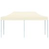 vidaXL Sammenleggbart telt popup 3x6 m kremhvit
