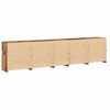 vidaXL LED sideboard Gammelt tre 283 x 37 x 67 cm Konstruert tre