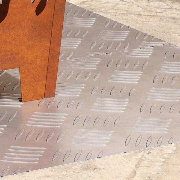 vidaXL Trinn Rektangul&aelig;r 2 pcs s&oslash;lv 90 x 40 cm Aluminium