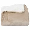 vidaXL Kastteppe Beige 240 x 270 cm Fleece