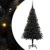 vidaXL Juletre Svart 150 cm PVC