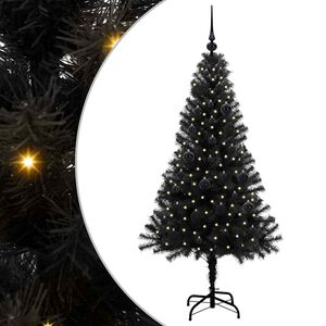 vidaXL Juletre Svart 150 cm PVC