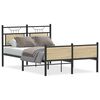 vidaXL Sengeramme uten madrass sonoma eik 120x190 cm konstruert tre