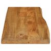 vidaXL Bordplate 90x40x3,8 cm naturlig kant heltre mango