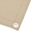vidaXL Balkongskjerm beige 90x1000 cm 100% polyester oxford