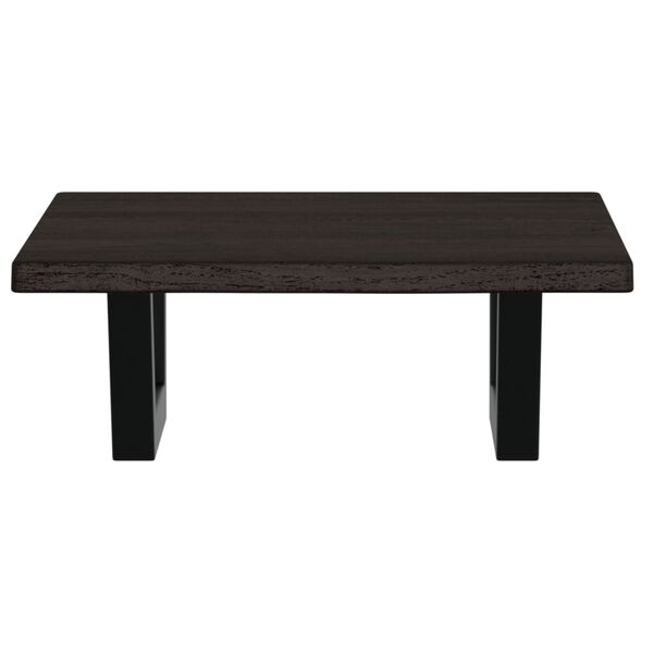 vidaXL Servanthylle veggmontert stål og heltre eik