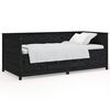 vidaXL Dagseng svart 90x200 cm heltre furu