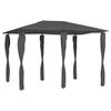 vidaXL Paviljong med stolpetrekk 3x4x2,6 m antrasitt 160 g/m&sup2;