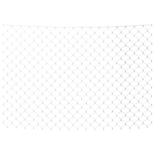 vidaXL Julenettlys kaldt hvitt 3x3 m 306 lysdioder innendørs og utendørs