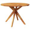 vidaXL Hagebord 110x110x75 cm heltre akasie