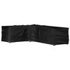 vidaXL L-formet hagem&oslash;beltrekk 16 maljer 210x260x80 cm