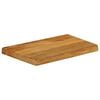 vidaXL Bordplate med naturlig kant 50x30x2,5 cm heltre mango