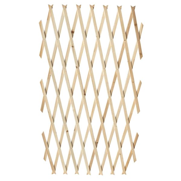 vidaXL Espaliergjerde 5 stk heltre 180 x 90 cm