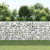 vidaXL Gabion høybed 3 stk 30x30x50 cm jern