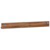 vidaXL Vegghyller 2 stk 90x10x10 cm heltre teak