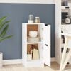 vidaXL Skjenk hvit 30x30x70 cm konstruert tre