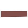 vidaXL Uttrekkbar sidemarkise 100x514 cm brun