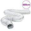vidaXL Ventilasjonsslange aluminium 6 m &Oslash;15 cm